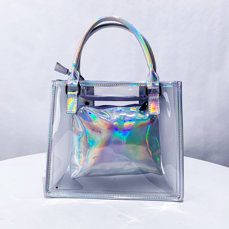 โปร่งใสวุ้นคอมโพสิตกระเป๋าผู้ห - Women Bags On Sale บทวิจารณ์และราคา