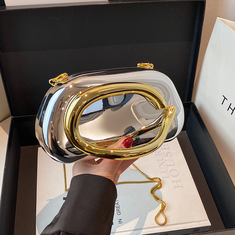 ปิดทองกล่องคลัทช์กระเป๋าผู้หญิ - Women Bags 2026 Trends บทวิจารณ์และราคา