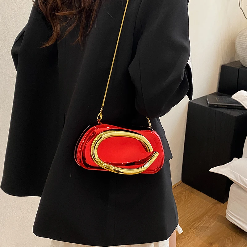 ปิดทองกล่องคลัทช์กระเป๋าผู้หญิ - Women Bags 2026 Trends บทวิจารณ์และราคา
