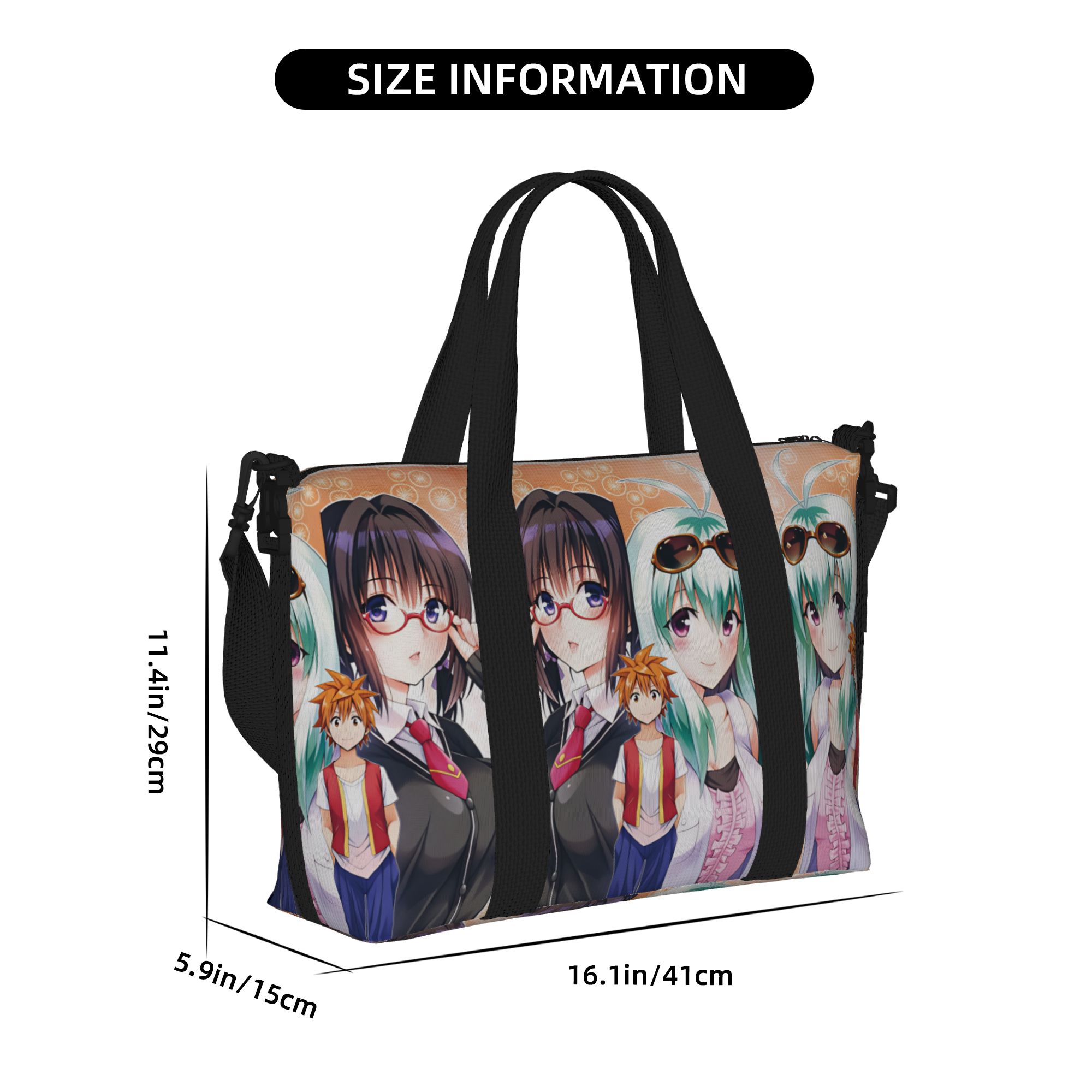 กระเป๋าโท้ทชายหาดลายอนิเมะสั่ง - Women Bags Ru บทวิจารณ์และราคา